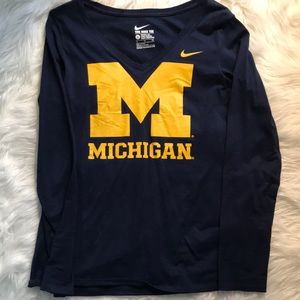Nike Michigan Long Sleeve Shirt